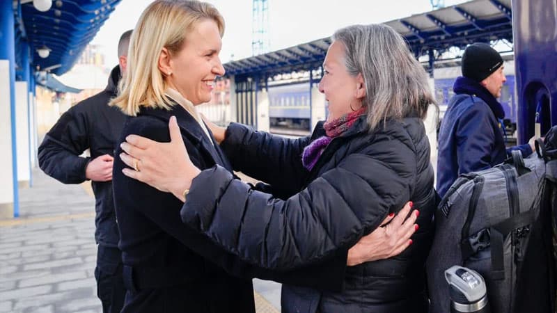 ABŞ dövlət katibinin müavini Viktoriya Nuland Ukraynaya gəldi