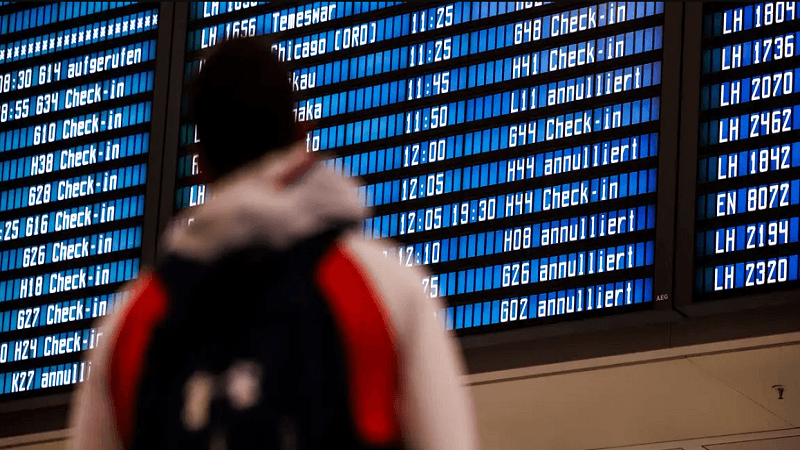 Almaniyada hava limanı işçilərinin irimiqyaslı tətili başladı: 1100 reys ləğv edilir