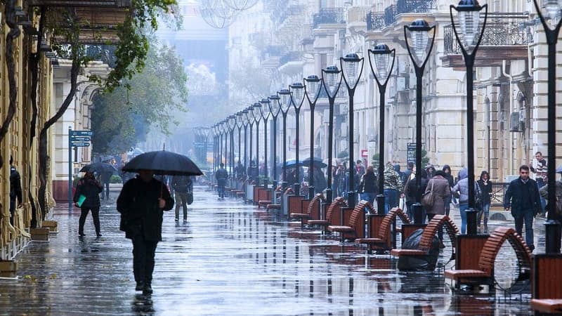 Sabah yağış yağacaq, külək əsəcək