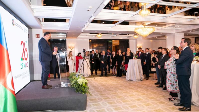 Azərbaycan Respublikasının Müstəqillik Günü Madriddə təntənəli şəkildə qeyd edildi (FOTO)