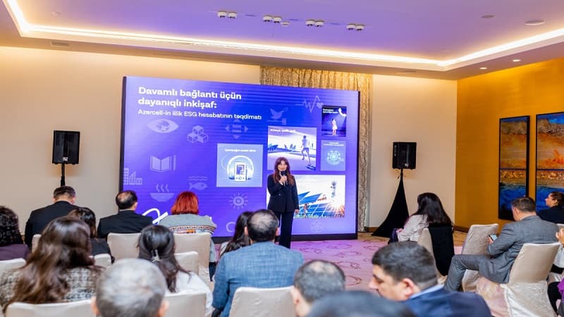Azercell ilk Dayanıqlılıq (ESG) hesabatını açıqlayıb (FOTO)