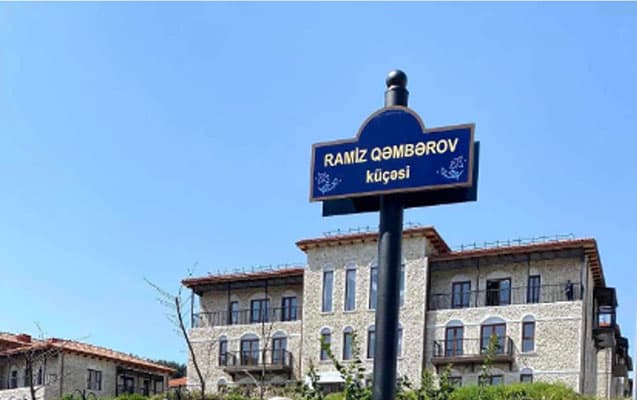 O küçəyə Ramiz Qəmbərovun adı verildi