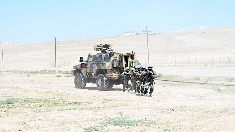 Hərbi Polis İdarəsinin şəxsi heyəti ilə döyüş hazırlığı məşqləri keçirilib (FOTO/VİDEO)
