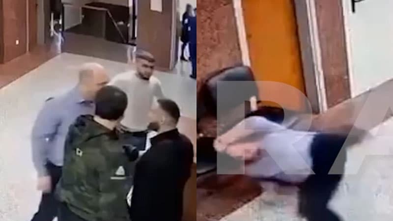 Rusiyada azərbaycanlı iş adamının oğlu bələdiyyə sədrini döydü