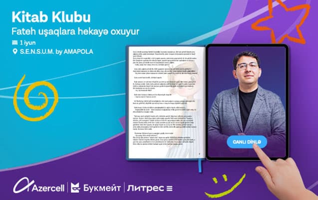 Azercell Uşaqların Beynəlxalq Müdafiəsi Günündə “Kitab Klubu” layihəsinə başladı (FOTO)
