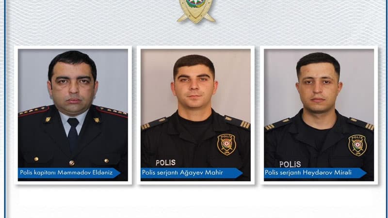 Bakıda silahlı insident zamanı həlak olan polislərin adları açıqlandı (SİYAHI/FOTO)