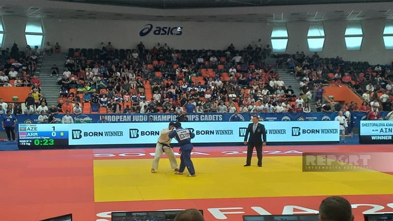 Avropa çempionatı: Azərbaycan cüdoçusu erməni rəqibini məğlub etdi