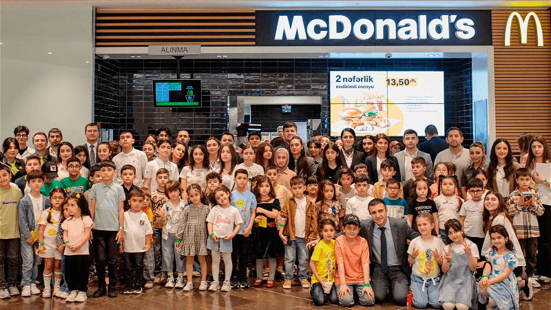 “McDonald’s Azərbaycan” və DSMF şəhid övladları üçün tədbir təşkil ediblər - FOTO/VİDEO