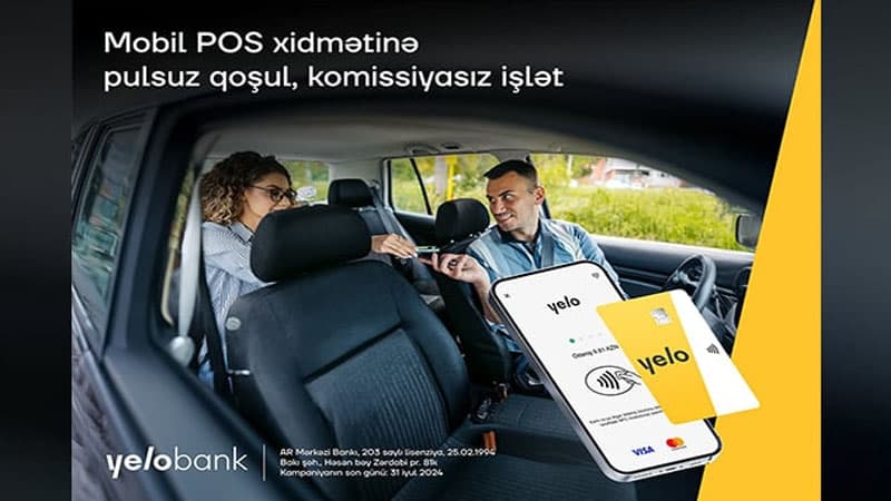 Yelo Mobil POS xidmətinə pulsuz qoşul, pulsuz istifadə et!