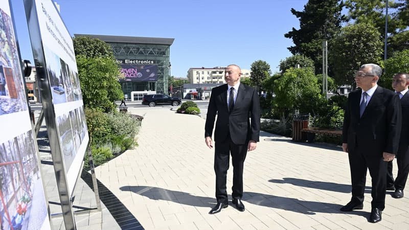 Prezident  Nərimanov parkının açılışında iştirak etdi (FOTO/YENİLƏNİB)