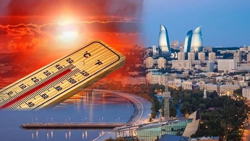 Aran rayonlarında 39 dərəcə isti, Zaqatalada 9 mm yağış...