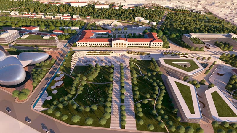 Qarabağ Universiteti belə olacaq (FOTOLAR)
