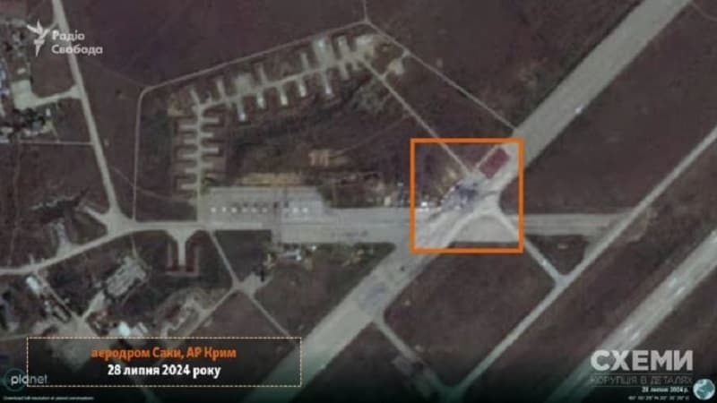 Peyklər USQ-nin Krımda aerodroma hücumunun nəticələrini qeydə aldı