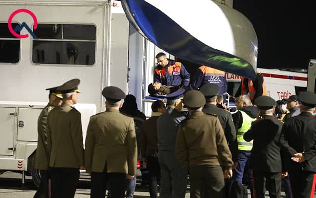 Təyyarə qəzasında xəsarət alanlardan 7 nəfər ölkəyə gətirildi: FHN-dən açıqlama ( FOTO)