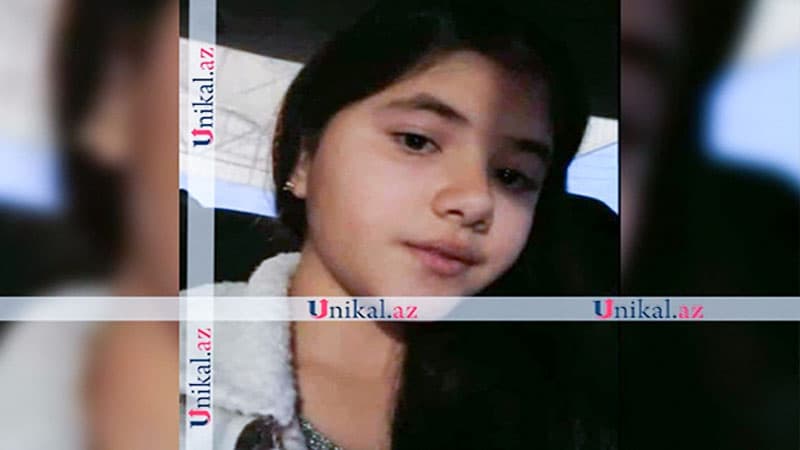 Qəzada ölən 10 yaşlı Məhbubənin fotosu