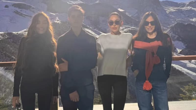 Leyla Əliyeva Şahdağdan ailə fotolarını paylaşdı