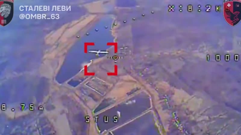 Ukraynalılar nadir Rusiya kəşfiyyat dronu "Merlin-VR"i vurdular (VİDEO)