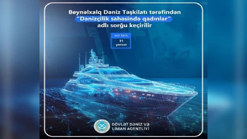 Dövlət Dəniz və Liman Agentliyi  "Dənizçilik sahəsində qadınlar" adlı sorğuda iştirak edir