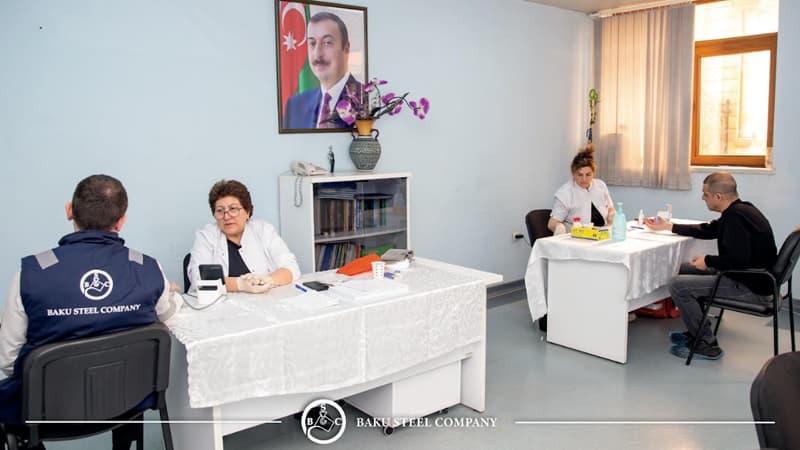 "Baku Steel Company" QSC-də talassemiyalı və hemofiliyalı xəstələrə qanvermə aksiyası keçirilib