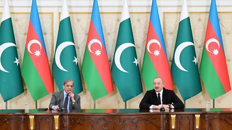 İlham Əliyev və Şahbaz Şərif mətbuata bəyanatlarla çıxış edib (YENİLƏNİB)