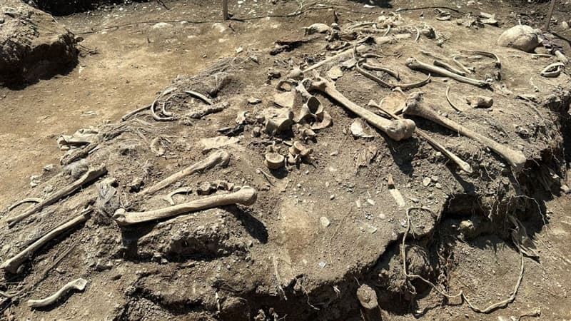 Ağdamda insan sümüklərinin qalıqları tapılıb