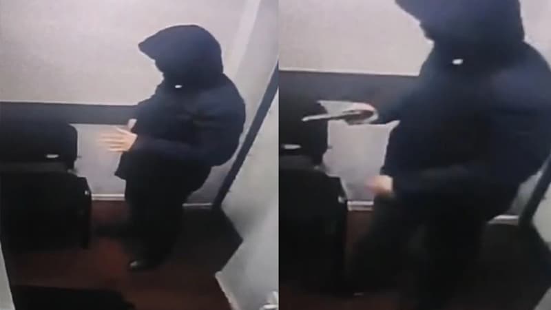 Bakıda maskalı şəxs lombarda silahlı basqın edib - ANBAAN VİDEO