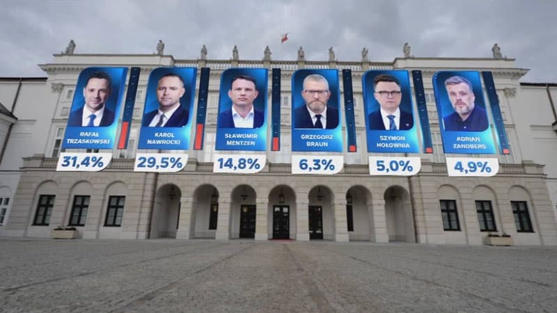 Polşada prezident seçkilərinin birinci turunun yekun nəticələri açıqlandı