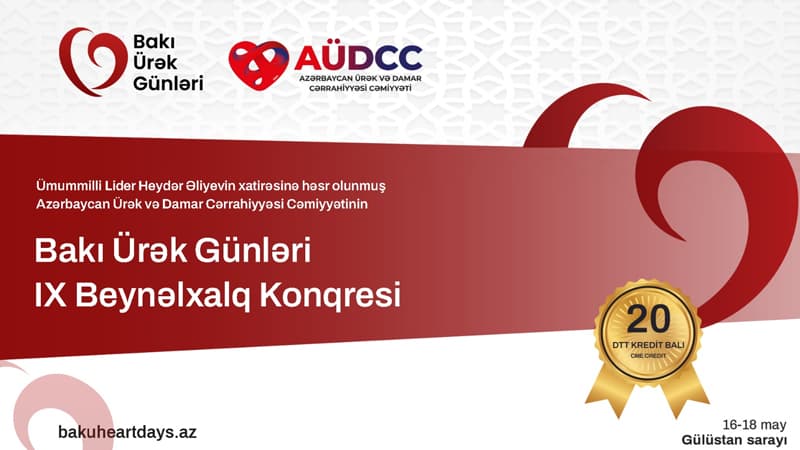 Dünyanın 20-dən artıq ölkəsindən məşhur ürək-damar cərrahları Bakıya toplaşır