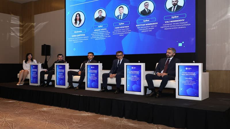“İctimai proseslər media müstəvisində” mövzusunda II Forum çərçivəsində “Nəqliyyat infrastrukturunda davamlı həllər media müstəvisində” adlı panel sessiya keçirildi