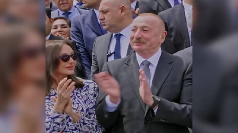 Prezidentin kövrəldiyi anlar (VİDEO)