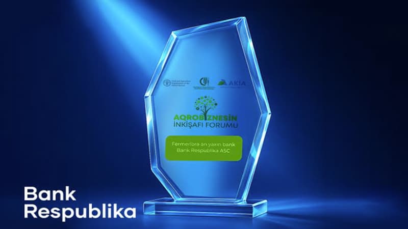 Bank Respublika növbəti dəfə fermerlərə ən aktiv dəstək olan bank seçildi!