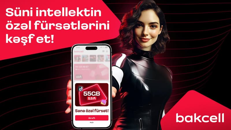 "Bakcell" mobil tətbiqi süni intellekt dəstəkli təkliflər dövrünə keçir