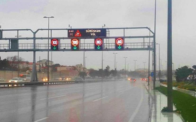 Aeroport yolunda sürət həddi bərpa edildi
