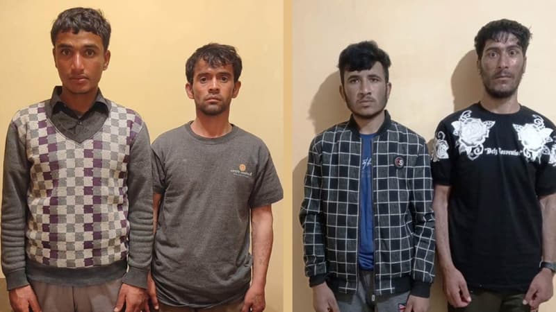 Dövlət sərhədini qanunsuz keçməyə cəhd göstərən əcnəbilər saxlanıldı