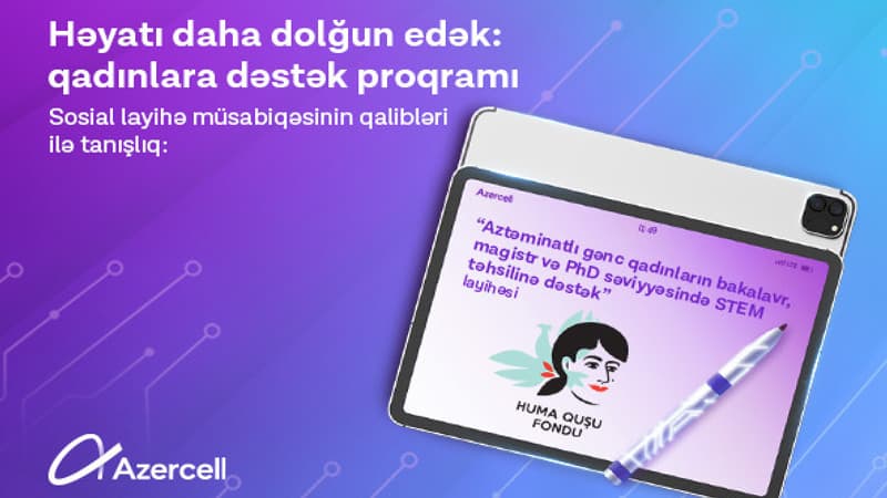 "Qızların STEM-də yüksəlişi" proqramının qalibləri açıqlanıb
