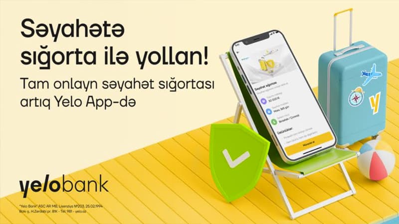 Səyahət sığortasını artıq Yelo App ilə ala biləcəksiniz