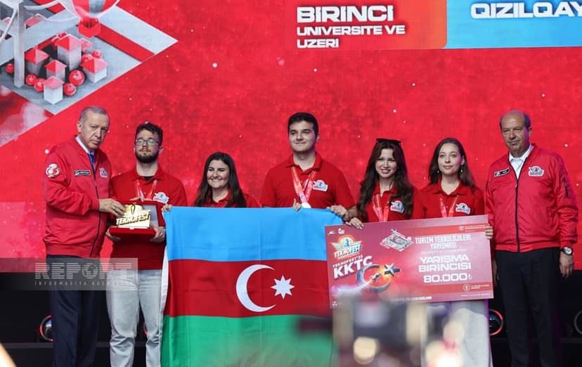 Azərbaycan komandası “TECHNOFEST-2025”də birinci yer tutdu