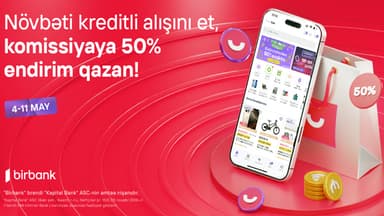 Umico kredit xətti ilə alış-verişə 50% komissiya endirimi