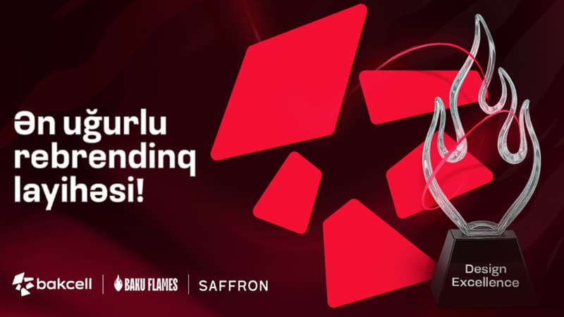 "Bakcell" "Ən uğurlu rebrendinq layihəsi" mükafatı ilə təltif olundu