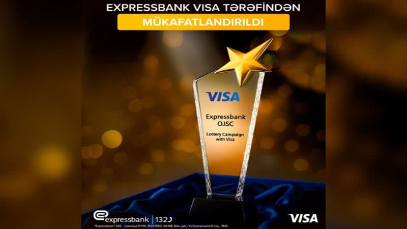 "Expressbank" VISA tərəfindən mükafatlandırıldı (FOTO)