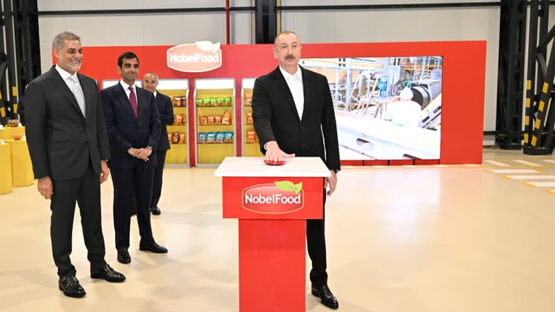 Prezident Bakıda yeni zavodun açılışında iştirak etdi (FOTO)