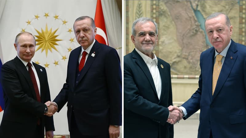 Ərdoğan Putin və Pezeşkianla İran-İsrail münaqişəsini müzakirə etdi