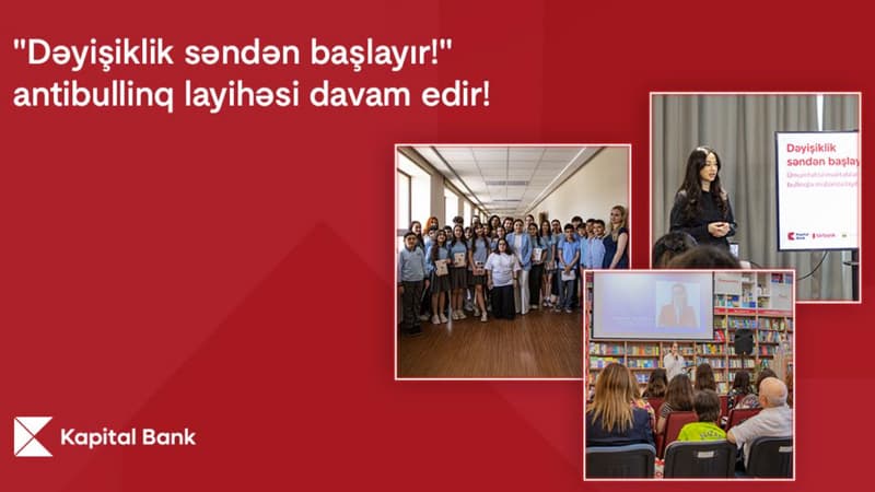 18 nömrəli tam orta məktəbdə bullinqə qarşı maarifləndirmə sessiyaları keçirildi