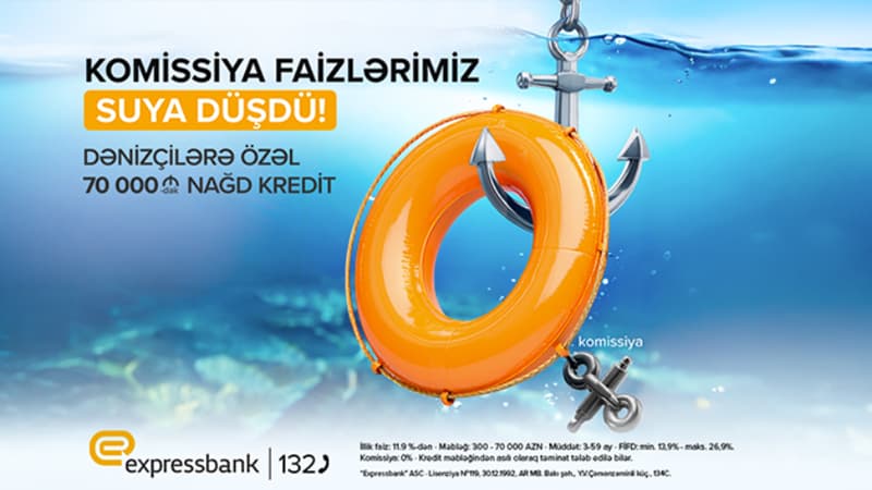 Dənizçilər üçün sərfəli kredit təklifi!