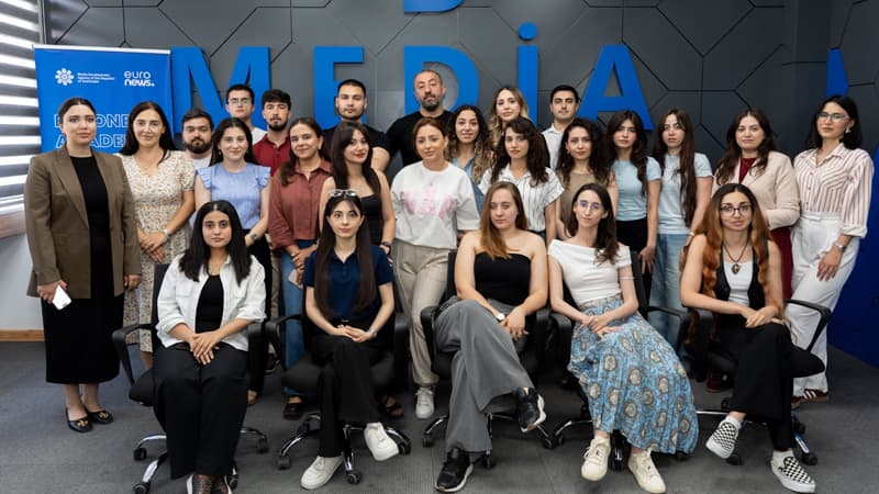 MEDİA və "Euronews"un keçirdiyi təlim proqramı yekunlaşdı (FOTO)