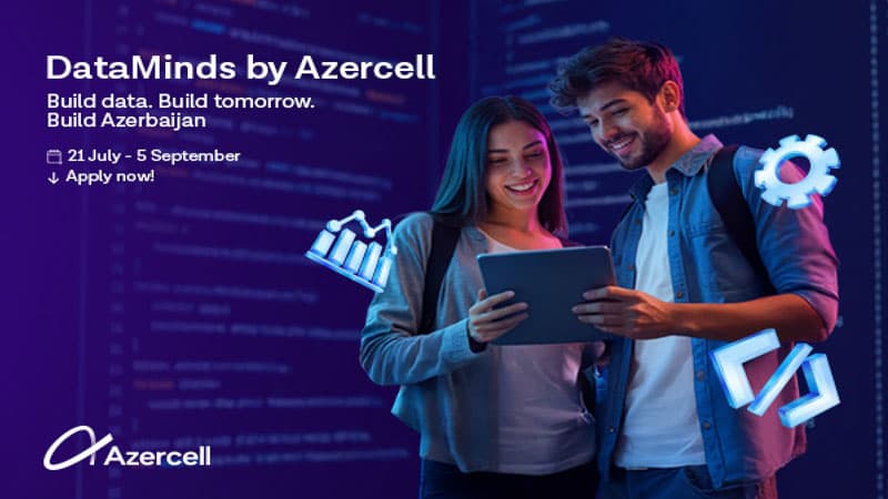Azercell-in “DataMinds” bootcamp proqramına qeydiyyat davam edir