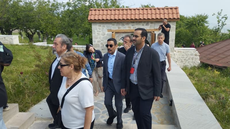 Diplomatik korpusun nümayəndələri Şuşa şəhəri ilə tanış olublar (FOTO)