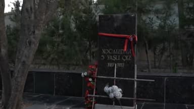 5 yaşlı Xocalı qurbanının məzarı açıldı (VİDEO)