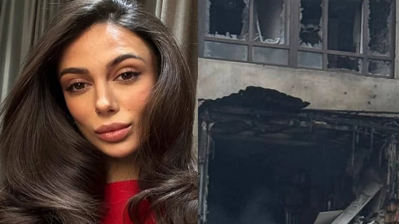 "Miss Ukraine-2018" qalibinin mənzili rus hücumundan sonra yandı (FOTO)