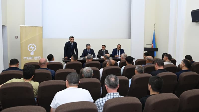 "Azərişıq" nümayəndələri Qusarda fermer və sahibkarlarla görüşdü (FOTO)